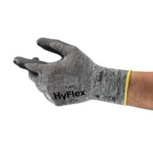 Ansell Gray Hyflex 11-801 Industrial Safety Gloves